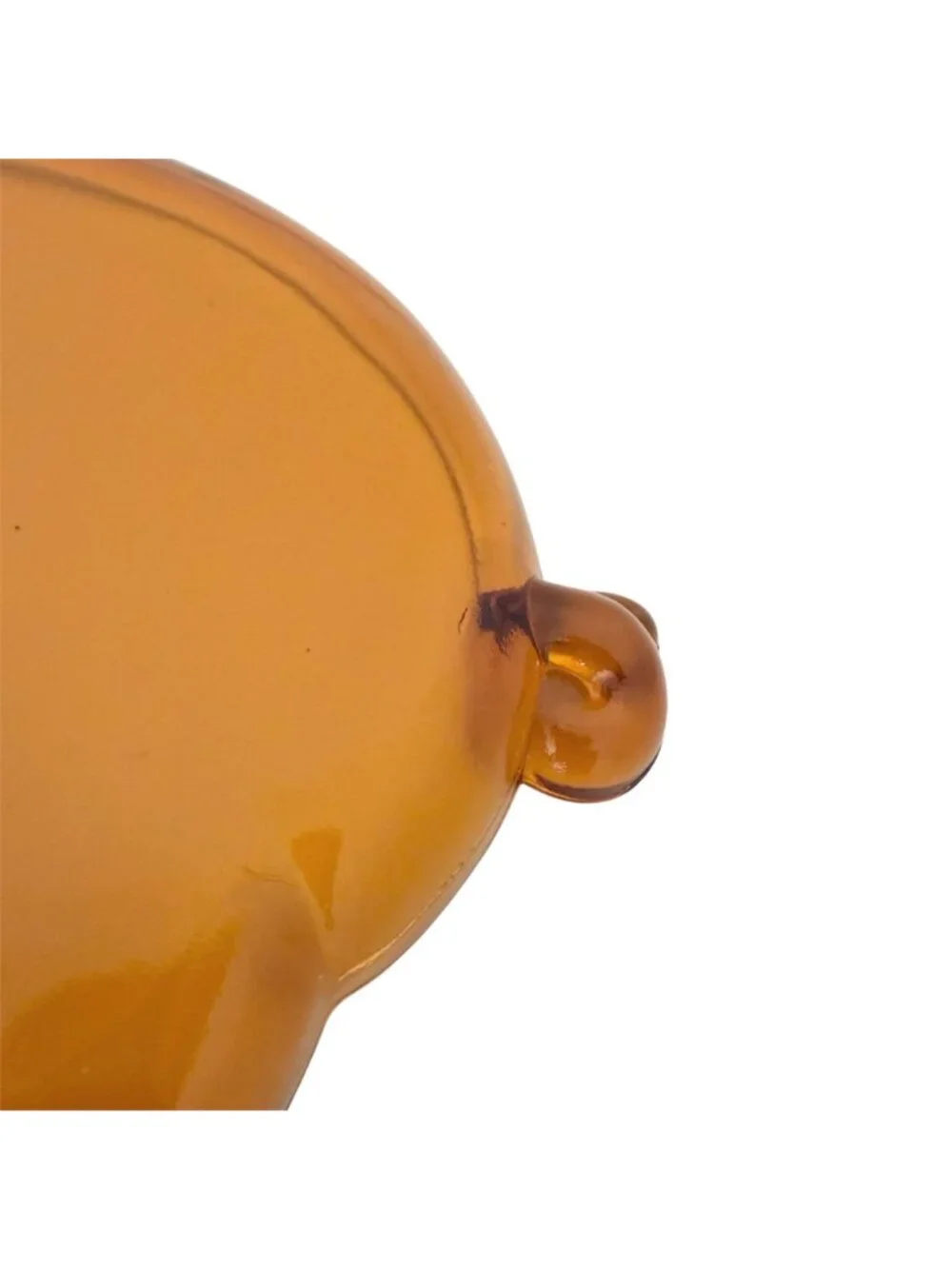 Vtg Tiara Indiana‎ Amber Glass Pig Shaped Serving Platter Plate Farmhouse Tray